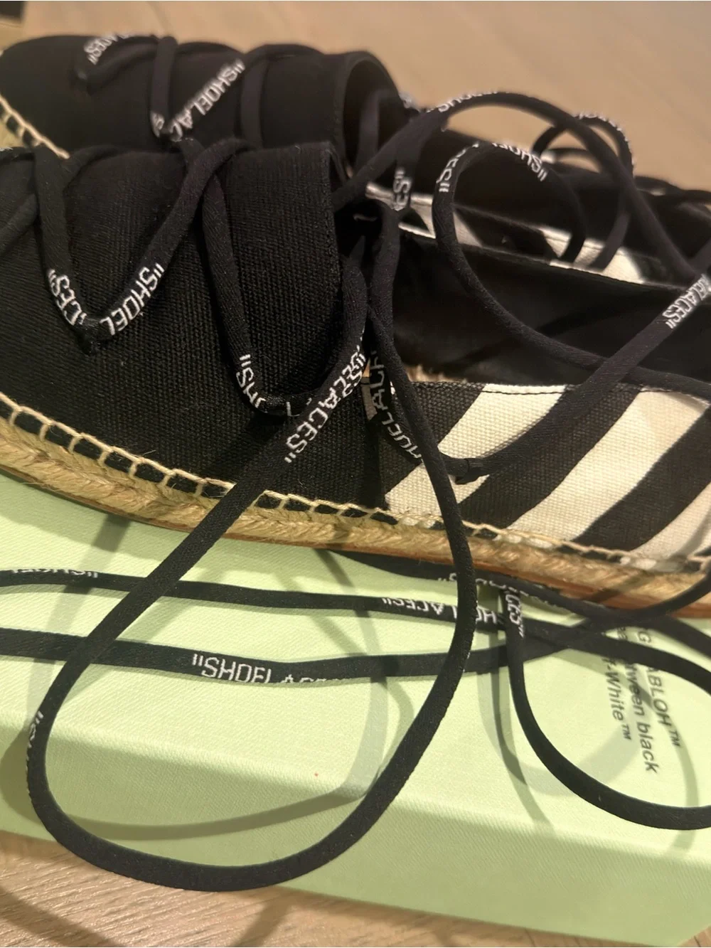 Off white espadrilles